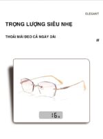 Gọng Kính Không Viền Nữ Zoson T085