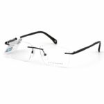 Exfash EF32283T Gọng Kính Khoan Không Viền Titanium Chính Hãng