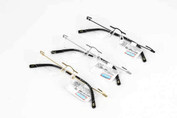Gọng Kính Khoan Không Viền Titanium Exfash EF82274T
