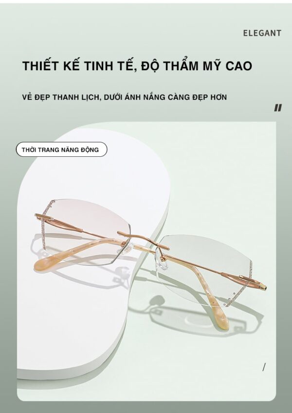 Gọng Kính Không Viền Nữ Zoson T085
