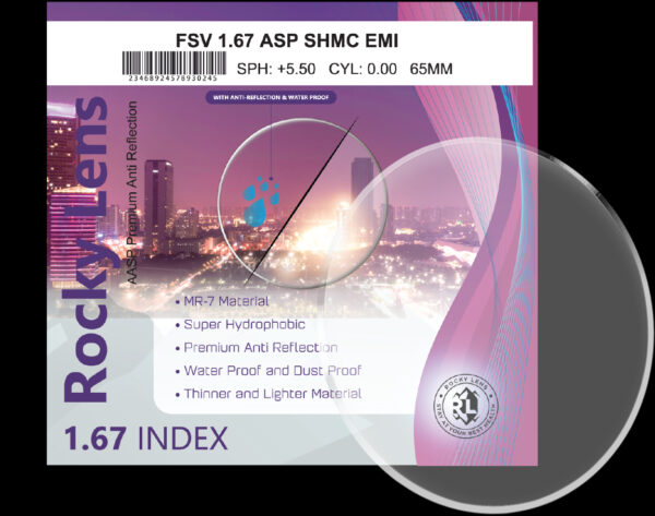 Rocky Lens 1.67 UV SHMC