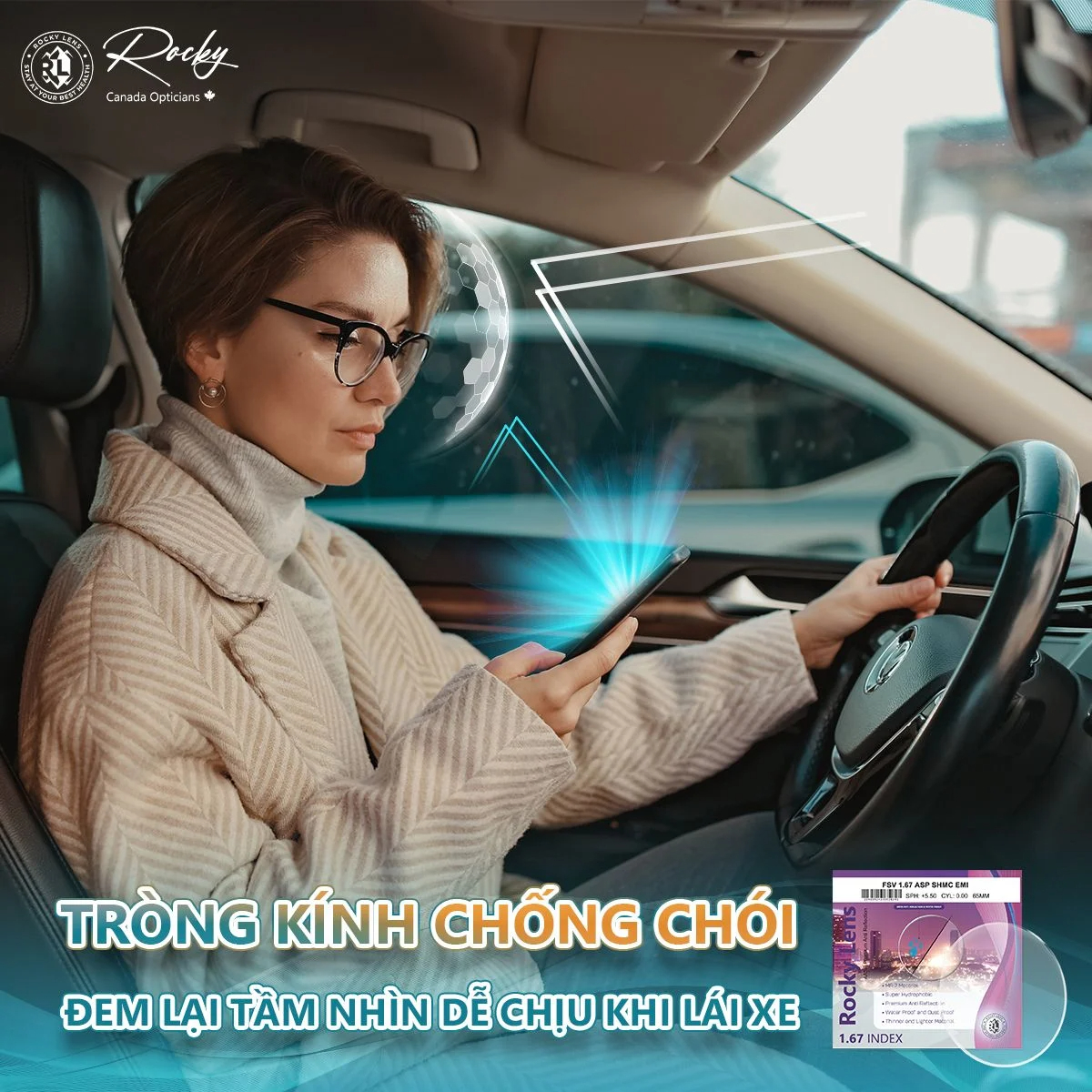 Rocky Lens 1.67 UV SHMC