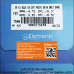 Tròng kính đổi màu Elements Photo Grey