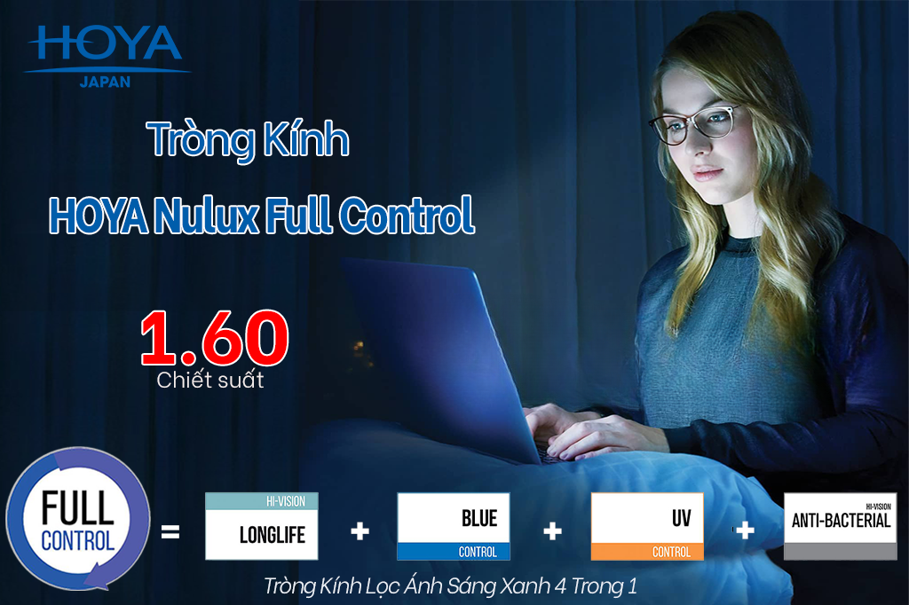 Tròng Kính Hoya Nulux 1.60