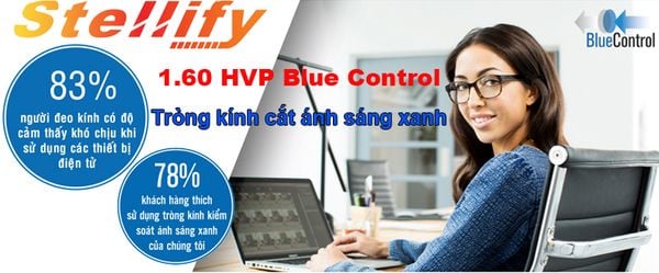 Tròng Kính Hoya Stellify Blue