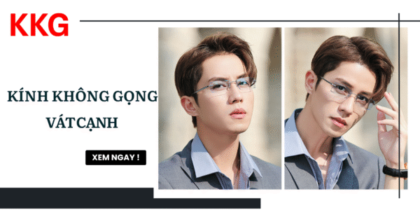 Kính Không Gọng Vát Cạnh