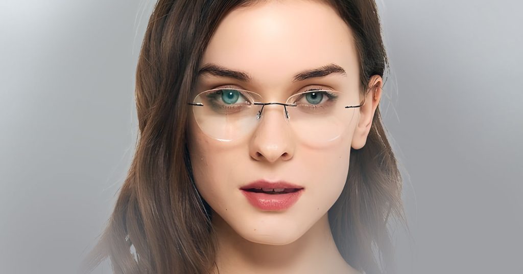 kính không gọng văn phòng 