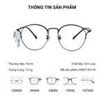 Gọng Kính Parim 83617 Chính Hãng
