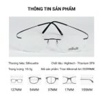 Kính Không Gọng Silhouette Titan Minimal Art 05599MK – Tem Chính Hãng 101 - Ảnh 10