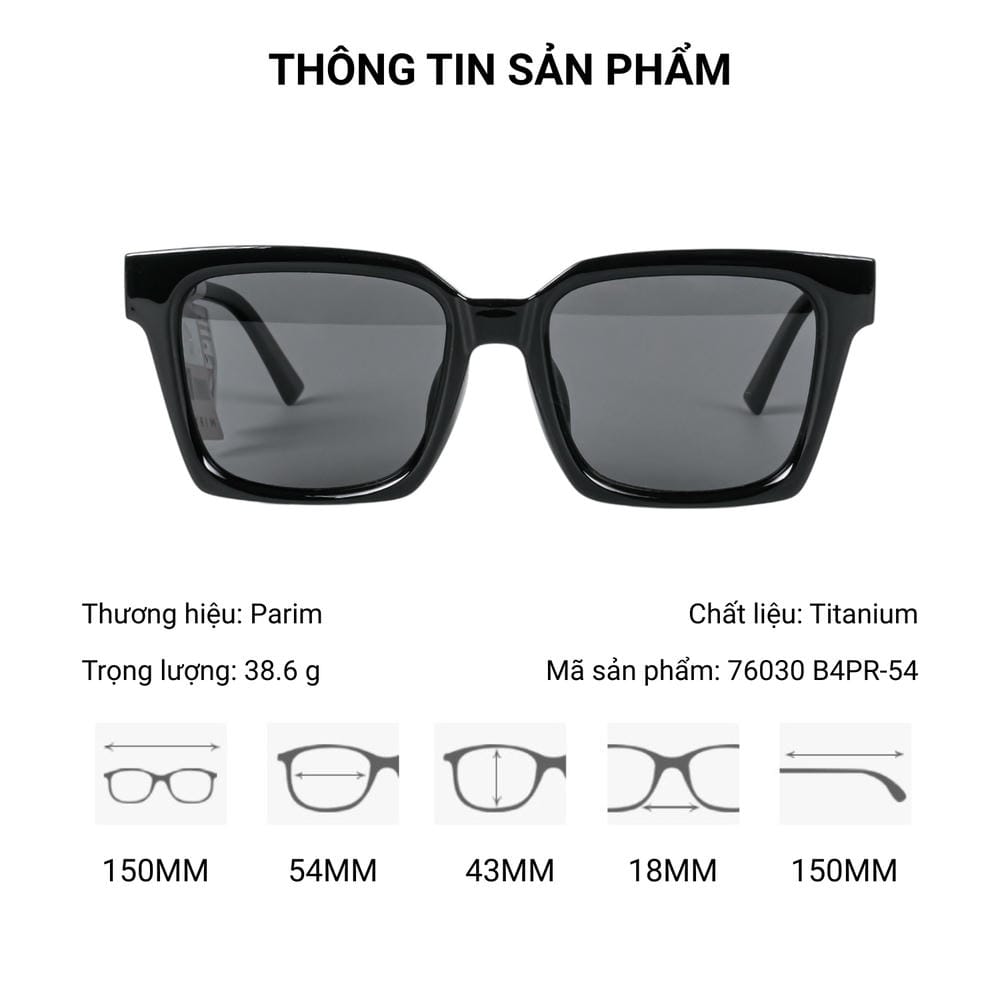 Kính Mát Parim 76030 B4PR – Chính Hãng