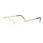 Silhouette L021 23k Gold Plated Gọng Kính Nửa Khung Mạ Vàng - Tem Chính Hãng 101 - Ảnh 5