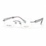 Crystal C-33603 - Kính Không Gọng Mắt Mèo Titanium