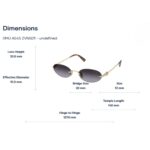 Miu Miu 0MU A54S Kính Mát Oval Không Gọng – Tem Chính Hãng Luxottica